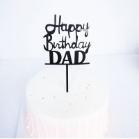 Papa birthday Cake Topper Father's day cake topper party decorations happy father birthday supplies decorations