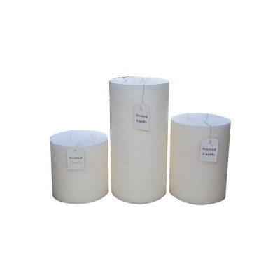 Wholesale China Religious Candle Factory Tall Paraffin Wax black candles pillar with private label